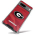 University of Georgia Red Jersey Google Pixel 8 Clear Case